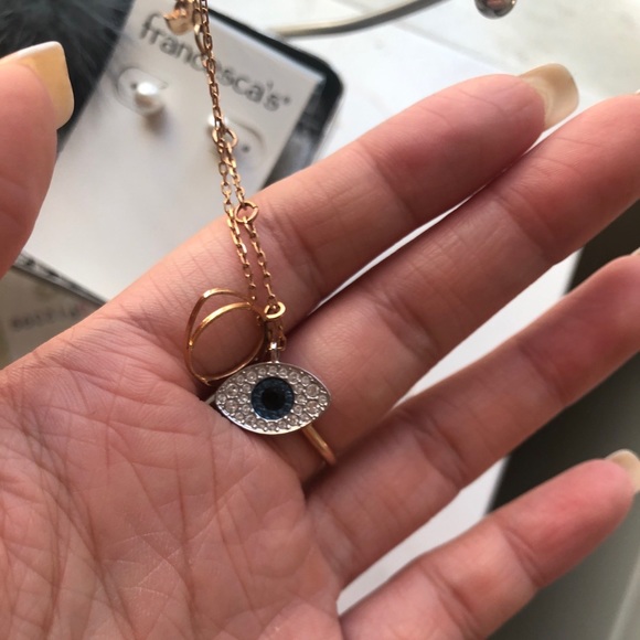 swarovski evil’s eye necklace - Picture 3 of 4